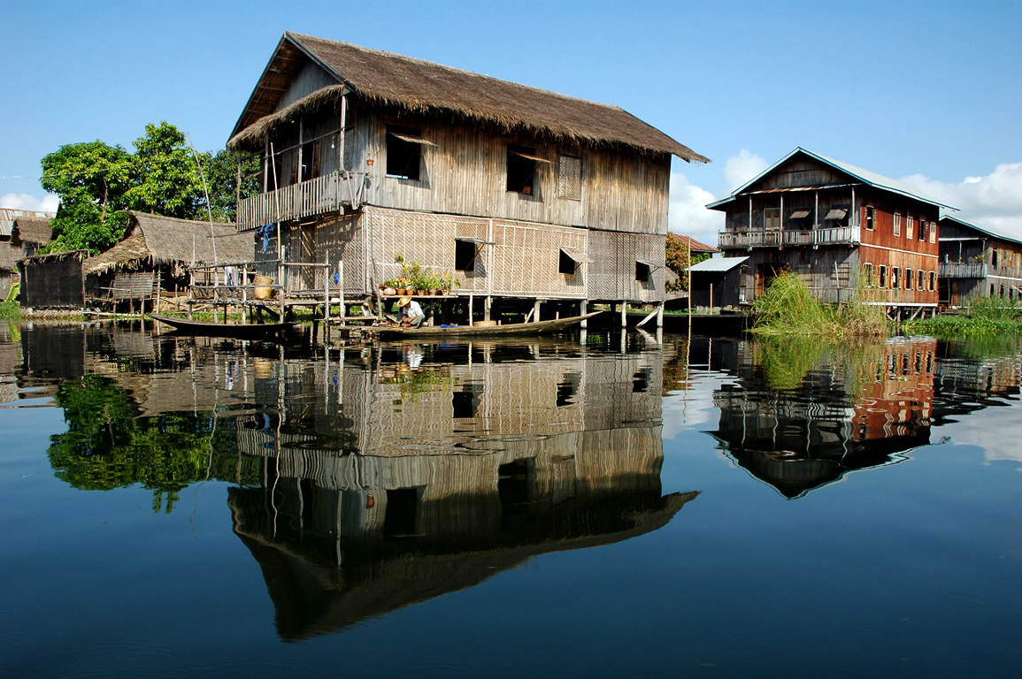 Floating Village at Inle Lake - Burma