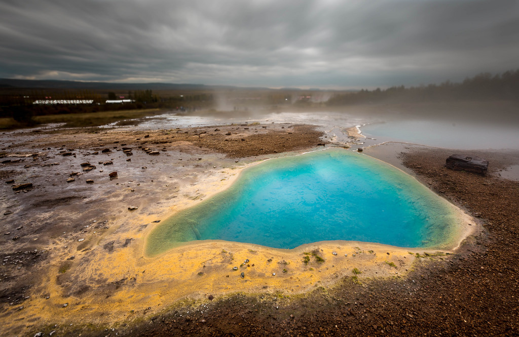 Hot springs in Iceland